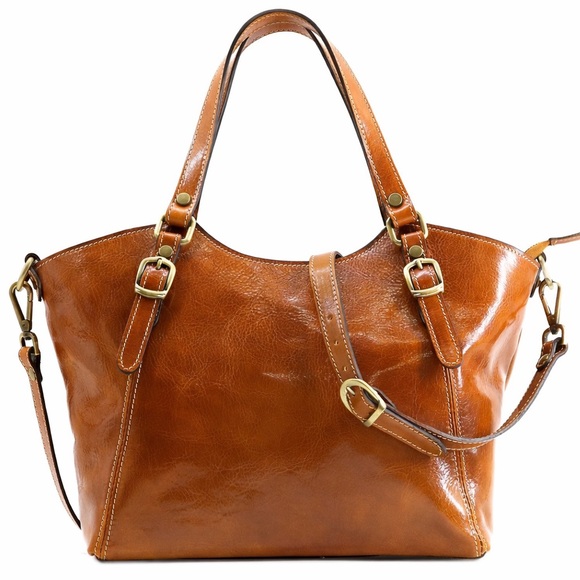 Floto Ischia Italian Leather Shoulder Bag NWT - Picture 1 of 12